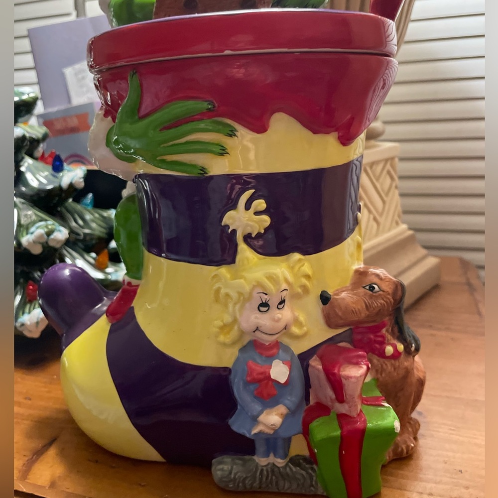 The Grinch cookie Jar